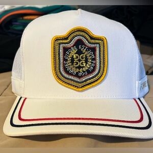 G/FORE EST. 2011 FORE PLAY White Snapback Hat Cap Pray For Birdies